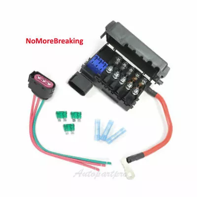 FB02 Fuse Box & Connector Set For VW Beetle Bora Jetta Golf MK4 AUDI NBC061C • $31.74