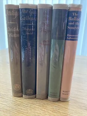 £0.99 • Buy 5 World Books 1940s Vintage HB Maurois, Quennell, Irwin, Lehmann,Reprint Society