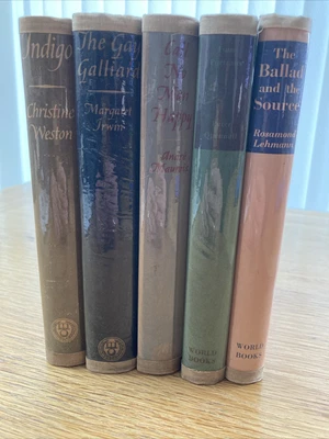 £0.99 • Buy 5 World Books 1940s Vintage HB Maurois, Quennell, Irwin, Lehmann,Reprint Society