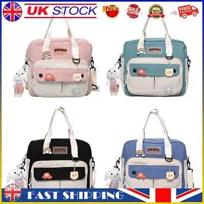 £11.31 • Buy Kawaii Japanese School Bag Students Girl Travel Handheld Shoulder Crossbody Bag 
