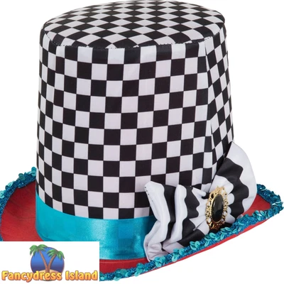 £10.59 • Buy Forum Mad Hatter's Stovepipe Top Hat Topper Adults Fancy Dress