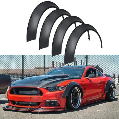 4PCS Fender Flares Wide Body Kit Extension Wheel Arches For Ford Mustang GT GTS • $99.25