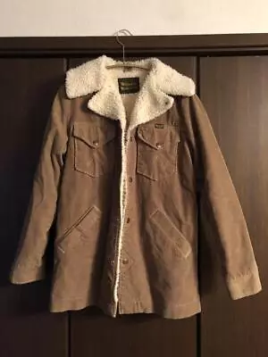 Wrangler / Wrange Coat/ Corduroy Jacket Sherpa Lined Brown Edwin Men Size JP-M • $76.42
