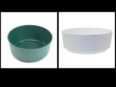 Bulb Bowl Plastic Pedistal Dishes Flower Arrangements 2 Colours Various Sizes • £8.99