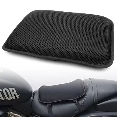 Motorcycle 3D Gel Seat Cushion Pillow Pad Pressure Relief Cover Shock Breathable • $28.98