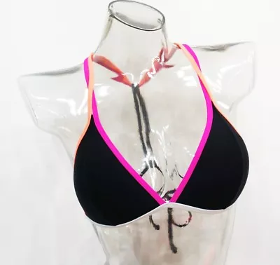 SO Black Push Up Triangle Bikini Top Swimwear Juniors' S #2109 • $14.99