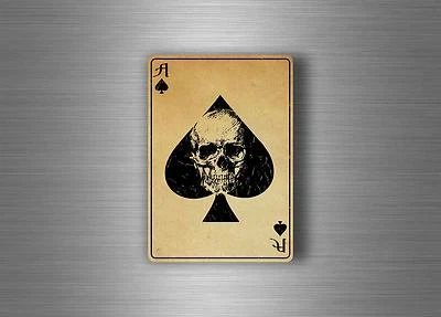 Autocollant Sticker Smiling Skull (crâne Souriant) - Design Pré-découpé Pour Voiture, Moto, Casque - Neuf Sous Emballage