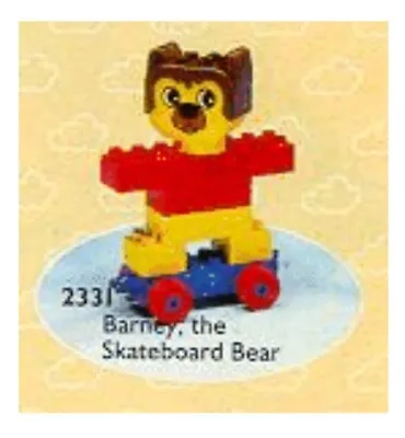 £3 • Buy LEGO DUPLO, Barney The Skateboard Bear, Set 2331, Please Read