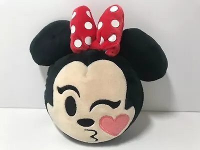 Disney Minnie Mouse Emoji Plush Stuffed 6  Mini Pillow Toy • $4.99