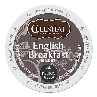 Celestial Seasonings English Breakfast Black Tea K-Cups 24/Box 14731 • $35.37