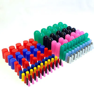 High Temp Masking Supply 160 Piece Silicone Rubber Plug Cap Set - 1/16  To 3/4  • $29.95