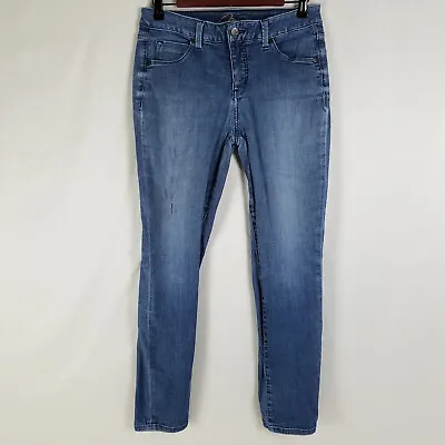 Miracle Body Jeans Womens 6 Mid Rise Slim Straight Leg Medium Wash Blue Denim • $12.51