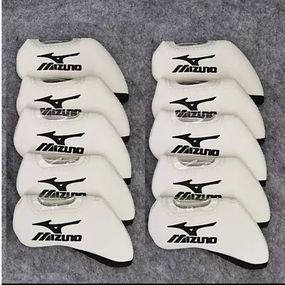 Golf Club Iron Head Cover Mizuno Window Classic Style White • $26