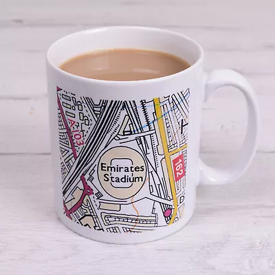 Favourite Place Stadium Football Fan Gift Your Club Ground On A Tea/Coffee Mug • £12.95