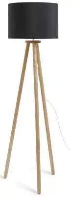 Habitat Wooden Tripod Floor Lamp 154cm Wood And Grey  • £59.95