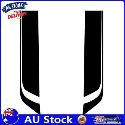 AU 2pcs Racing Sports Vinyl Car Hood Decals Bonnet Decoration Stickers (Black) • $9.22