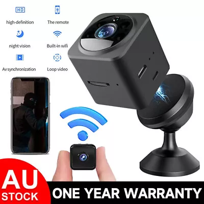 Spy Hidden Camera Mini Wireless Security Spy Cam Wifi IP Night Vision 4K HD New • $24.95