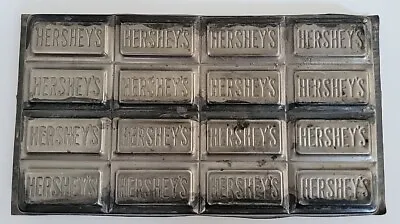 Vintage Hershey's Chocolate Bar 12-Section Metal Mold • $75
