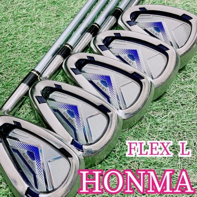 $563.38 • Buy Ladies HONMA LB-515 Iron Set 5pcs 7-10,Sw Flex L LB-1000 Graphite JP F/S