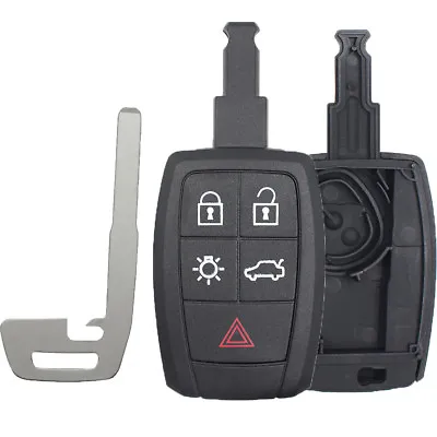 Replacement Remote Key Shell Case Fob 5 Button For Volvo C30 S40 V50 C70 862556 • $10.12