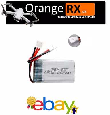 2S 7.4V 350mAh Lipo Battery RC Cars Trucks Plane Heli OrangeRX -uk • £13.99