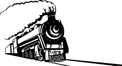 Vintage Train Vinyl Decal Home Décor 22  X 40  • $24.99