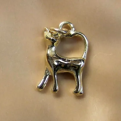 9ct Gold New Lucky Cat  Charm Or Pendant • £119.95
