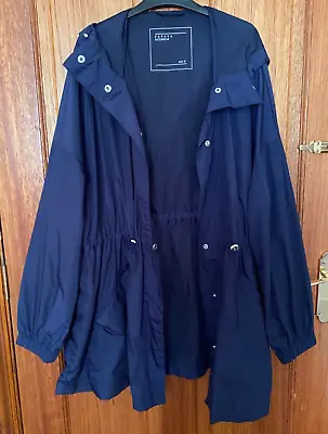 Matalan/Papaya Navy Lightweight Raincoat Size M • £19.99