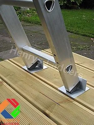 £19.98 • Buy LadderMat Footee Anti-Slip Ladder (Pair) - Anti-Slip For Decking & Grass. FTS