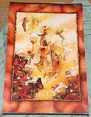SHIRLEY BARBER THE ENCHANTED FOREST Poster Laminated VINTAGE LARGE 60cm • $25