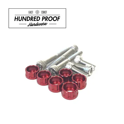 HUNDRED PROOF HARDWARE VTEC Bolt Kit [Red] Honda Acura JDM D15b D16y8 D16z6  • $30