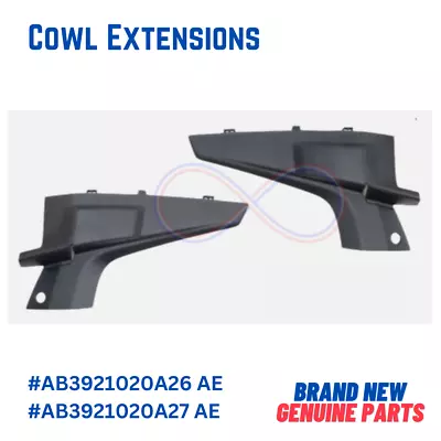 Genuine Ford Parts: Left & Right Panel Cowl Extensions Ranger/Everest (2.2/3.2 • $59.99