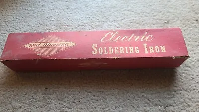 Vintage Red Diamond Soldering Iron • $20