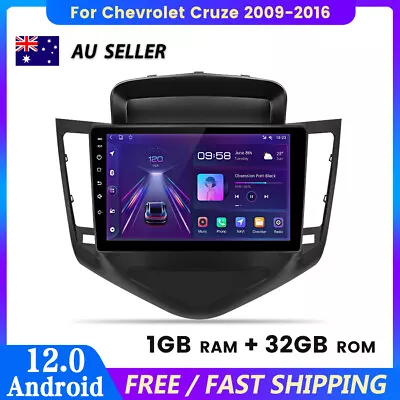 Android 12 Car Stereo Radio For Holden Cruze 2009-2016 GPS Navi BT RDS Head Unit • $169.99