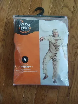 Hyde And Eek! Adult Mummy Halloween Costume Jumpsuit Size S NEW • $20