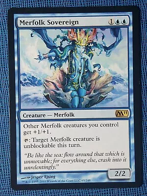 MTG 1x Merfolk Sovereign NM Core Set 2011 (multi Available) Magic • $1.55