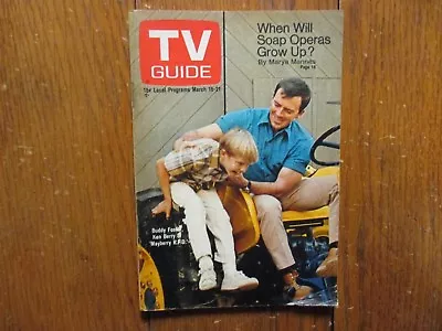 Ma-1969 TV Guide Magazine(KEN BERRY/ELIZABETH BAUR/MAYBERRY RFD/CAPTAIN KANGAROO • $21.99