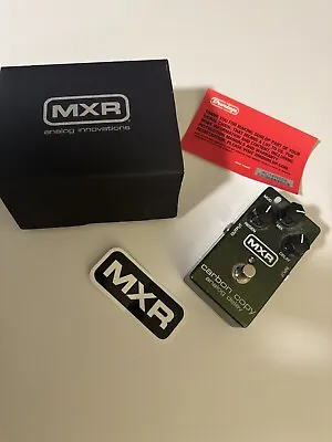 MXR CarbonCopy Delay Guitar Effect Pedal Used • $95