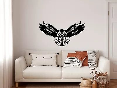 Personalized Eagle Metal Wall Art Wall Decor Wall Hangings • $59.90