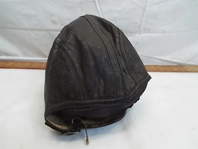 WWII Era Military Pilot Aviator Flight Skull Cap Helmet Hat NAF 1092-72 WW2 • $119.99