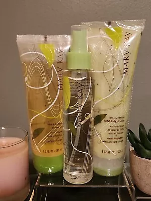 Mary Kay Lotus & Bamboo Deo Body Spritzer Loofah Body Cleanser & Shower Gel Set • $54.99