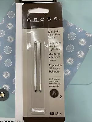 Cross Red Medium Mini Ball Point Pen Refills 8518-5 Two Per Pack • $4.50