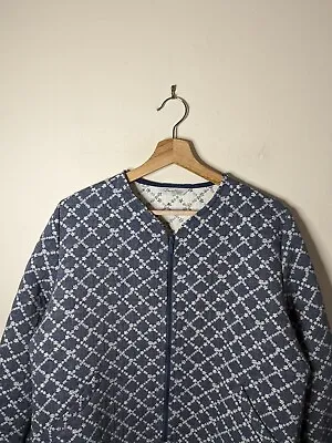 David Nieper Floral Quilted Jacket UK 16 Spring Layering • £29.95