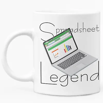 Spreadsheet Legend - Accountant Mug • £10.99