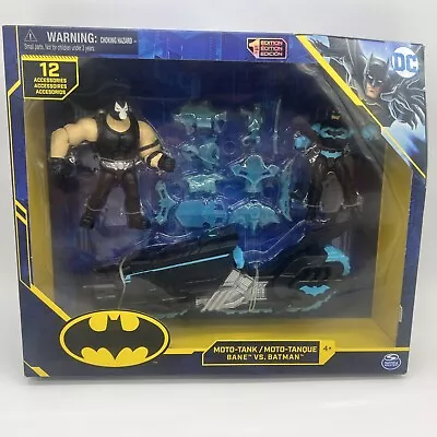 New Spin Master DC Moto-Tank Bane Vs Batman 12 Accessories Age4+ FreeS&H • $21.99