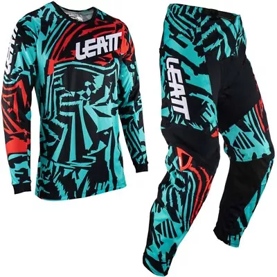 NEW Leatt 3.5 Ride Kit Fuel Motocross Dirt Bike Gear Set • $99