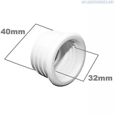 £2.19 • Buy Rubber Ring Reducer 40 To 32 Mm Push Fit Waste Water Soil Pipe Reducing Coupler 