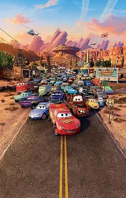 Cars Disney Movie Poster Film A4 A3 Art Print Cinema • £5.99