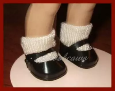 Vogue Authorized BLACK Reproduction Doll SHOES Fit GINNY Ginger Muffie  • $16.99