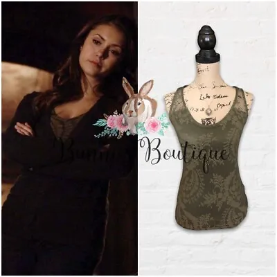Elena Gilbert's Guess Lace Floral Tank Sz XS The Vampire Diaries • £62.67
